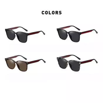 Солнцезащитные очки TAC Trend в стиле ретро, солнцезащитный козырек в большой оправе, солнцезащитные очки с защитой от УФ-лучей, поляризационное зеркало для вождения с пластиной и булавкой