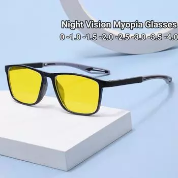 Солнцезащитные очки TR90 для вождения за компьютером, близорукие, новые сверхлегкие спортивные очки ночного видения, блокирующие синий свет, защитные очки для глаз 0 оранжевый