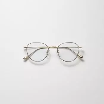 Солнцезащитные очки UNIQLO JAPAN в круглой металлической оправе