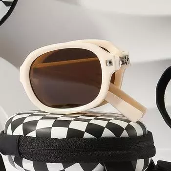 Солнцезащитные очки унисекс, блокировка солнечного света на 180 градусов, хорошая стабильность, цветные линзы, защита глаз, хип-хоп, анти-УФ-опора, очки с сильным шарниром, очки серый