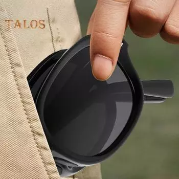 Солнцезащитные очки унисекс, блокировка солнечного света на 180 градусов, хорошая стабильность, цветные линзы, защита глаз, хип-хоп, анти-УФ-опора, очки с сильным шарниром, очки чёрный