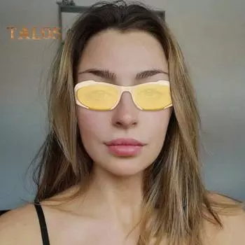 Солнцезащитные очки унисекс блокируют солнечный свет. Хорошая стабильность. Винтажная защита глаз в стиле панк. Анти-УФ-декоративная опора для фото. Крепкий шарнир. Очки для езды на открытом воздухе. серый