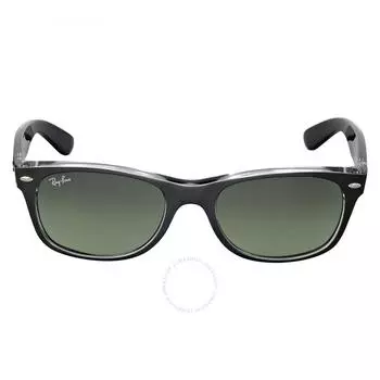 Солнцезащитные очки унисекс Ray Ban New Wayfarer Color Mix, серые с градиентом, RB2132 614371 52