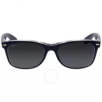 Солнцезащитные очки унисекс Ray Ban New Wayfarer Color Mix серые с градиентом RB2132 605371 55