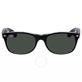Солнцезащитные очки унисекс Ray Ban New Wayfarer Color Mix Green Classic G 15 RB2132 6052 52