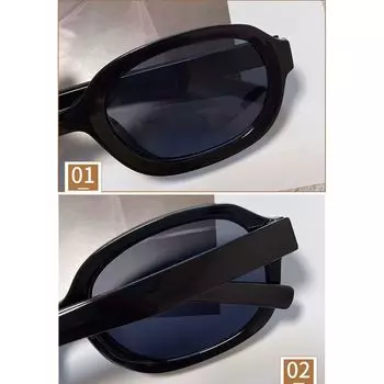 Солнцезащитные очки UV400 Retro Sunglasses Солнцезащитные очки для путешествий и активного отдыха Очки Черные оттенки Очки для женщин и мужчин чёрный