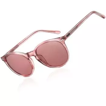 Солнцезащитные очки UV Round Polarized Fashion UV 1230 [DUCO] Женские солнцезащитные очки, Защита, Солнцезащитные очки, UV400, Линзы, Дизайн, Женщины, Защита, (розовый