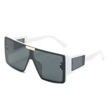 Солнцезащитные очки в большой оправе Персонализированные цельные солнцезащитные очки Модные солнцезащитные очки в стиле панк new product
