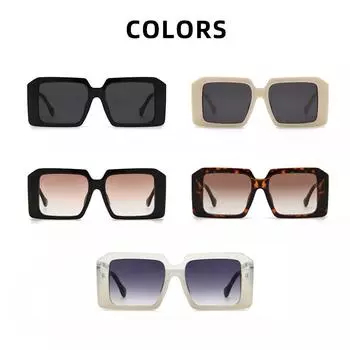 Солнцезащитные очки в большой оправе, женские солнцезащитные очки Tide с защитой от ультрафиолета, корейские модные солнцезащитные очки в индивидуальной коробке с Триумфальной аркой.