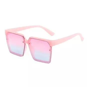 Солнцезащитные очки в крупной оправе с градиентом для защиты глаз, очки в квадратной оправе, уличные очки Google