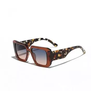 Солнцезащитные очки в квадратной оправе большого размера в стиле ретро, модные мужские и женские солнцезащитные очки, стильные очки