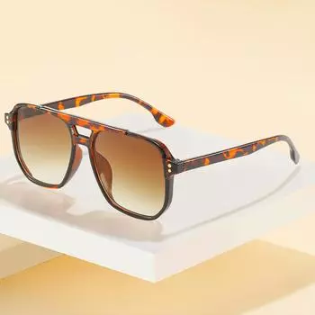 Солнцезащитные очки в квадратной оправе в стиле панк с защитой от ультрафиолета, дорожные аксессуары, черные очки для защиты глаз на пляже, ретро-солнцезащитные очки для женщин и мужчин