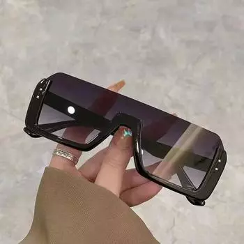 Солнцезащитные очки в полурамке, женские классические квадратные очки для мужчин и женщин, солнцезащитные очки в полурамке в стиле хиппи для активного отдыха