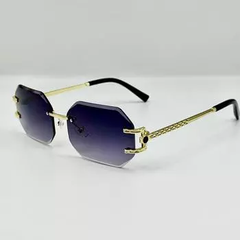 Солнцезащитные очки в ретро-полигональной оправе для женщин, фирменные дизайнерские квадратные линзы, модные солнцезащитные очки серый