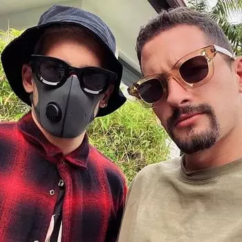 Солнцезащитные очки в стиле хип-хоп, мужские, модные, индивидуальные, нишевые, круглые, толстые, оправа, женские, ретро, солнцезащитные очки