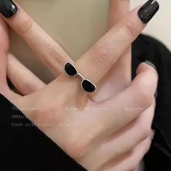 Солнцезащитные очки в стиле хип-хоп с необычным дизайном и регулируемой оправой 1 pcs