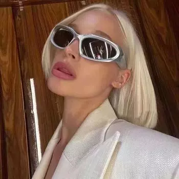 Солнцезащитные очки в стиле панк для модных мужчин и женщин. Функциональные солнцезащитные очки в стиле ретро для уличной фотографии.