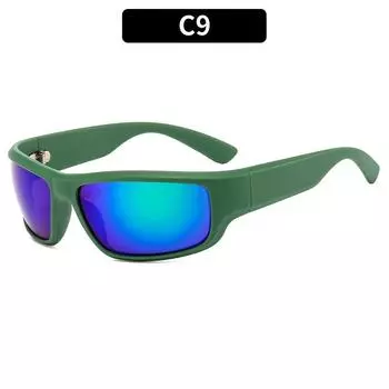 Солнцезащитные очки в стиле панк, женские и мужские дизайнерские зеркальные винтажные квадратные солнцезащитные очки унисекс, мужские очки, светоотражающие солнцезащитные очки