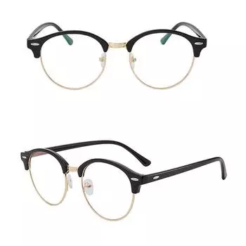 Солнцезащитные очки в стиле стимпанк, винтажные мужские и женские очки UV400, модные очки, классическая круглая оправа, унисекс, ретро, ручная работа 1