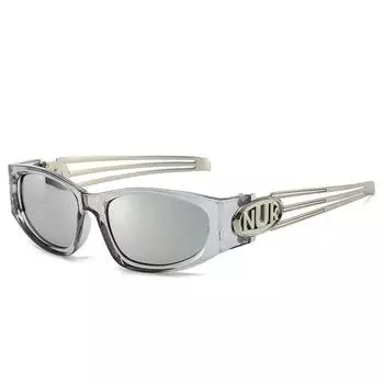 Солнцезащитные очки в стиле знаменитостей из Интернета, европейские и американские персональные серии, трендовые модные солнцезащитные очки «кошачий глаз» с буквами для женщин