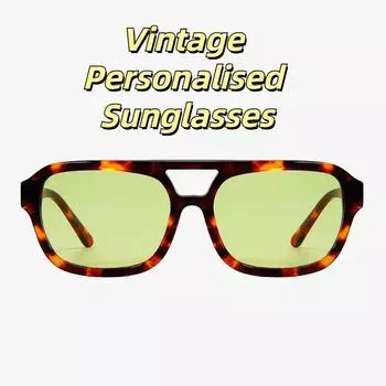 Солнцезащитные очки высокого класса Sense Of Double Beam Fashion Trend для мужчин и женщин, стиль подиума, пластинчатые солнцезащитные очки лазурь