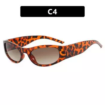 Солнцезащитные очки Y2K Spicy Girl Punk: Стиль европейских и американских инфлюенсеров 2024 As shown