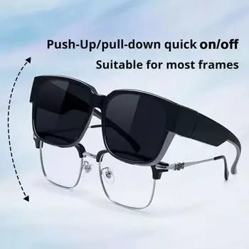 Солнцезащитные очки Yousheng Anti Glared Polarized, очки ночного видения, ночные очки для вождения, солнцезащитные очки с защитой UV400 матовый черный