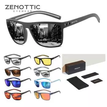 Солнцезащитные очки ZENOTTIC Retro Square Polarized Sunglasses Fashion Shade Women Men Ultra light TR90 Frame UV400 Protection Classics Sun Glasses ZENOTTIC