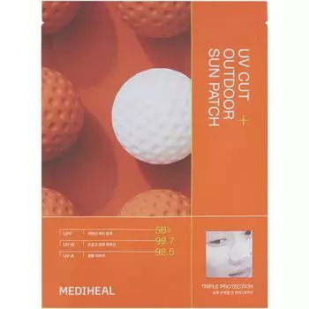 Солнцезащитные пластыри Mediheal UV Cut Outdoor Triple Protection, 3 вида, набор из 4 шт., 20 г, 1 шт.