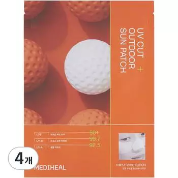 Солнцезащитные пластыри Mediheal UV Cut Outdoor Triple Protection, 3 вида, набор из 4 шт., 5 г, 4 шт.