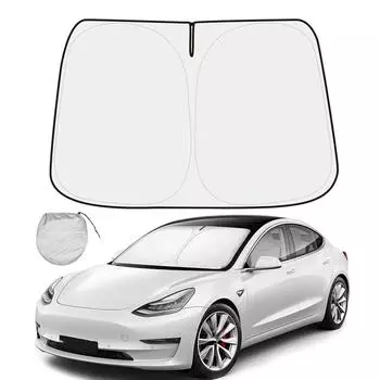 Солнцезащитные шторки для Tesla Model 3 Люк на крыше Highland 2024 Model Y 2017-24 Пряжка из ледяной ткани Солнцезащитное стекло Передний задний люк Аксессуар Windshield M3 MY