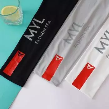 Солнцезащитные средства Защита от ультрафиолета Рукава Защита рук Защита от холода Утеплители для рук Спортивная одежда для активного отдыха чёрный