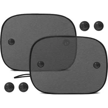 Солнцезащитный автомобильный детский самоклеящийся солнцезащитный козырек для автомобиля, солнцезащитный козырек для автомобиля, защита от солнца, самоклеящийся солнцезащитный козырек, защищает детей, детей и домашних животных. 44*36cm серый/чёрный