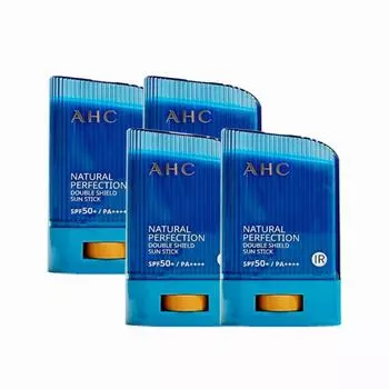 Солнцезащитный карандаш AHC Natural Perfection Double Shield SPF50+/PA++++, 14 г, 4 шт.