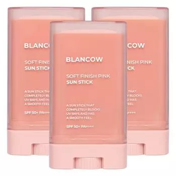 Солнцезащитный карандаш Blancau Soft Finish Pink 22 г SPF50+ PA++++, 3 шт.
