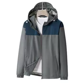 Солнцезащитный костюм Легкий и дышащий солнцезащитный костюм для езды на велосипеде Рыболовный костюм соответствующего цвета Мужской быстросохнущий солнцезащитный костюм L