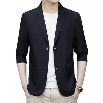 Солнцезащитный костюм мужской тонкий и удобный солнцезащитный костюм куртка модная и повседневная западная мужская одежда XXXXL