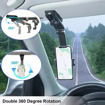 Солнцезащитный козырек автомобильный держатель телефона для GPS-навигации автомобильный зажим для мобильного телефона подставка кронштейн подходит для смартфона