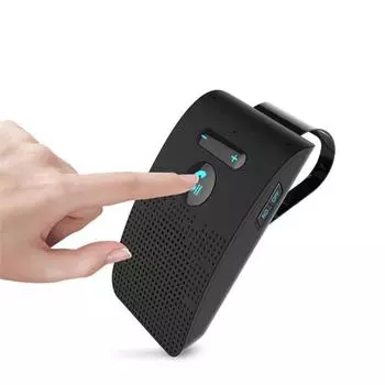 Солнцезащитный козырек Bluetooth-совместимый динамик громкой связи Беспроводной музыкальный адаптер Беспроводной музыкальный адаптер Громкоговоритель 1 чёрный