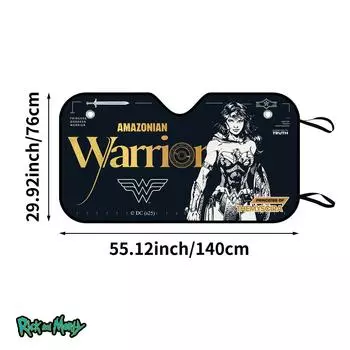 Солнцезащитный козырек Чудо-женщина Красивая девушка Солнцезащитная изоляционная панель FW01-20-0077