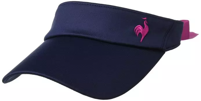 Солнцезащитный козырек Coq с лентой 9 см с косметическим средством для волос Long Outdoor QTCWJC52 NV [Le Sportif] Резинка для волос, (Модель карниза) Лента, Козырек, Ходьба,