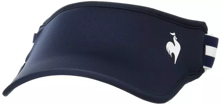 Солнцезащитный козырек Coq, жаккардовый резиновый козырек с косметической лентой для ухода за кожей, для ходьбы, спорта на открытом воздухе, тенниса, защиты от пота, солнцезащитного крема, тонального крема NV F [Le Sportif] для женщин