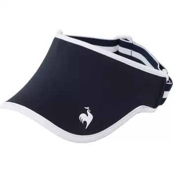 Солнцезащитный козырек Coq, жаккардовый резиновый козырек с косметической лентой для ухода за кожей, для ходьбы, спорта на открытом воздухе, тенниса, защиты от пота, солнцезащитного крема, тонального крема F [Le Sportif] для женщин