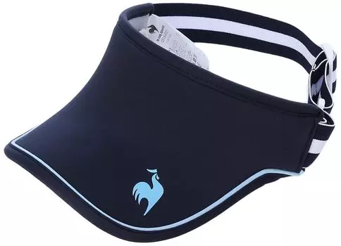 Солнцезащитный козырек Coq, жаккардовый резиновый козырек с косметической лентой для ухода за кожей, для ходьбы, спорта на открытом воздухе, тенниса, защиты от пота, солнцезащитного крема, тонального крема NV F [Le Sportif] для женщин