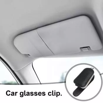 Солнцезащитный козырек Держатель для очков Магнитный козырек Крепление для солнцезащитных очков Автомобильные аксессуары Интерьер Для документов Карт Солнцезащитные очки для грузовика красный
