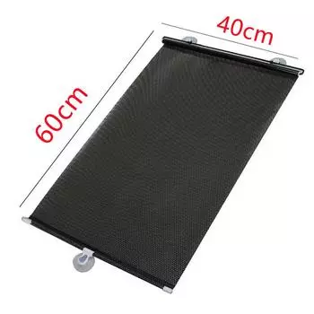 Солнцезащитный козырек для автомобиля, лобовое стекло, солнцезащитная пленка, солнцезащитный козырек для автомобиля, солнцезащитный козырек 40X60 см, дропшиппинг чёрный