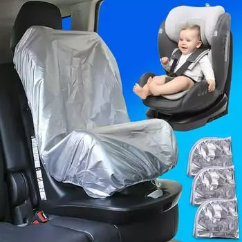 Солнцезащитный козырек для детского автомобильного сиденья, защитный козырек от солнца для детского автомобильного сиденья, универсальная защита от ультрафиолета, пылеизоляция, солнцезащитный экран, алюминиевая пленка