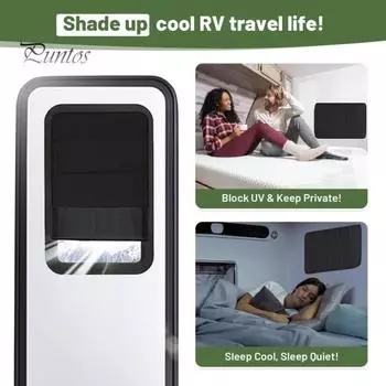 Солнцезащитный козырек для двери автофургона, защита от ультрафиолета, водонепроницаемый, складной, универсальный размер, легко устанавливается, магнитный солнцезащитный козырек чёрный
