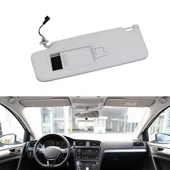 Солнцезащитный козырек для салона автомобиля с зеркалом для E-golf, аксессуар для прямой замены Left 5GG857551