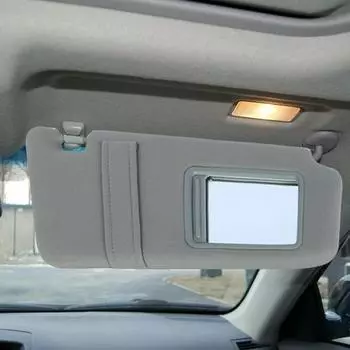 Солнцезащитный козырек для салона автомобиля, солнцезащитные козырьки для лобового стекла с зеркалом, подходят для Toyota Camry 2007-2011 74310-06750-E0,74320-06780-B0